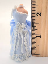 Load image into Gallery viewer, Regal Blue Dress with Ruched Back and Bow Detailing
