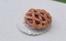 Load image into Gallery viewer, Cherry Pie with lattice in Baking Dish
