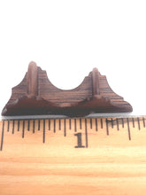 Load image into Gallery viewer, Dollhouse Miniature ~ 1:24 Scale, Wooden Corner Shelf 2 Tier
