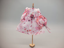 Load image into Gallery viewer, Floral Dress with Rose Belt &amp; Matching Hat – by Cheryl Warder
