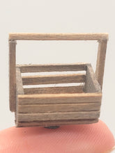 Load image into Gallery viewer, Dollhouse Miniature ~ 1:24 Scale, Wooden Clam Basket
