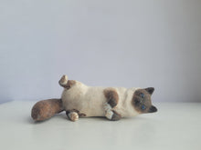 Load image into Gallery viewer, Himalayan Cat Laying on Side – by Karl Blindheim
