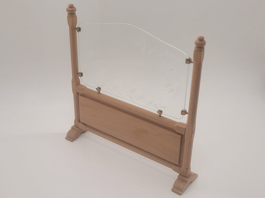 Etched Glass Restaurant Booth Divider