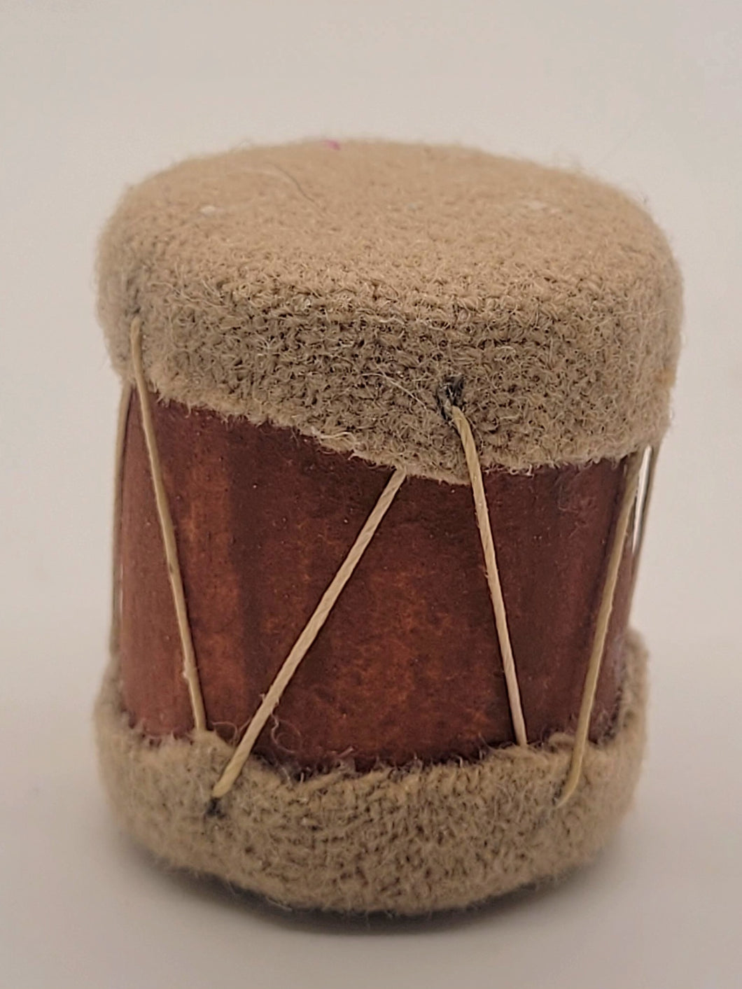 Dollhouse Miniature ~ 1:12 Scale, Wood and Fabric Drum