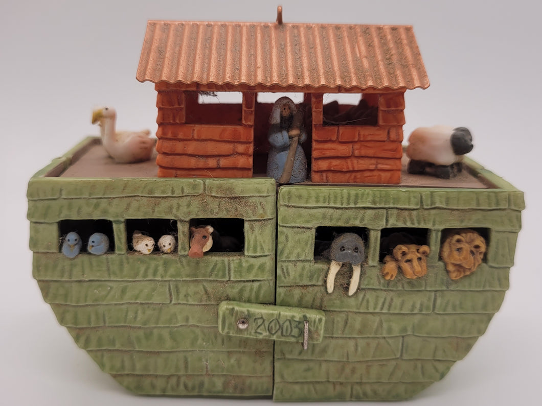 2003 Hallmark Ornament - Noah's Ark