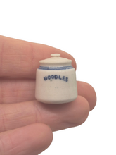 Load image into Gallery viewer, James Clark – Handmade 'Noodles' Jar with Removable Lid
