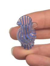 Load image into Gallery viewer, Blue Swirled Handblown Glass Pitcher - Made in Germany
