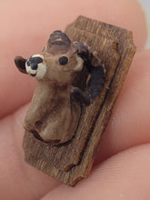 Load image into Gallery viewer, Dollhouse Miniature ~ ¼&quot; Scale, Ram Head on Plaque
