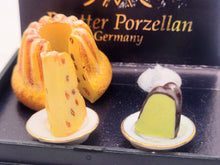 Load image into Gallery viewer, Dollhouse Miniature ~ 1:12 Scale, 3pc Cake Set by Reutter Porcelain

