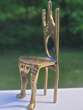 Load image into Gallery viewer, Antique Brass Chair
