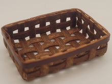 Load image into Gallery viewer, Al Chandronnait - Shallow Rectangular Basket with Large Weave
