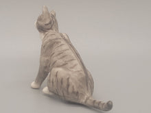 Load image into Gallery viewer, Resin Grey Tabby Cat Pawing
