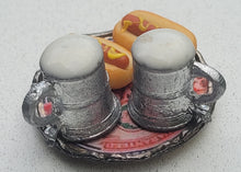 Load image into Gallery viewer, Hotdogs and Beer on Metal Tray

