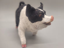 Load image into Gallery viewer, Black and White Flocked Hog
