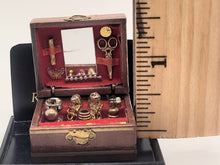 Load image into Gallery viewer, Dollhouse Miniature ~ 1:12 Scale, Ladies Jewelry Box with Medallion - Made by Reutter Porcelain
