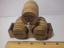 Load image into Gallery viewer, Triple Spirit Barrel with Wooden Holder
