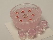 Load image into Gallery viewer, Valentine&#39;s Day Punch Bowl with 8 Glasses
