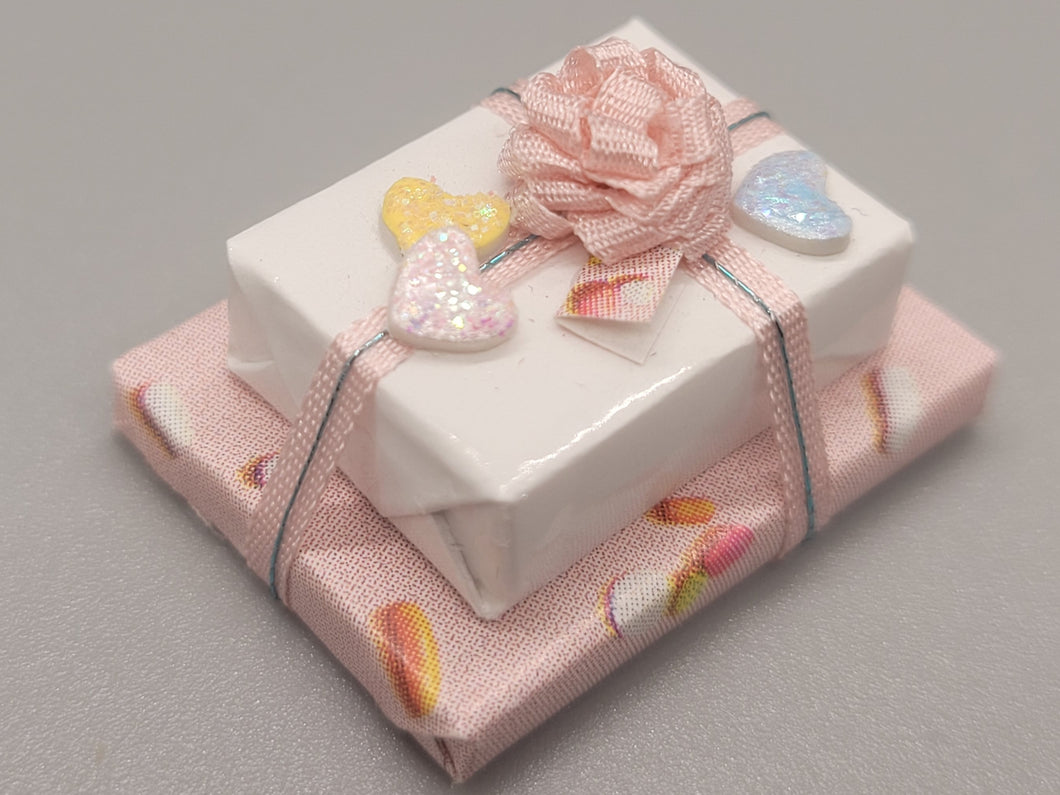 3 Tier Baby Shower-Themed Present with Pink Bow – By Cheryl Warder