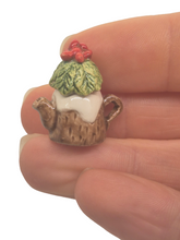 Load image into Gallery viewer, Valerie Casson – Porcelain Log Teapot with Holly Berry Lid
