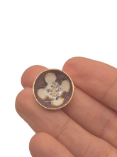 Load image into Gallery viewer, Ron Benson – Purple Porcelain Round Bowl w/ Handpainted Florals

