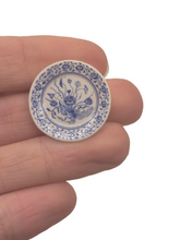 Load image into Gallery viewer, Avon Miniatures – Porcelain Blue &amp; White Floral Plate
