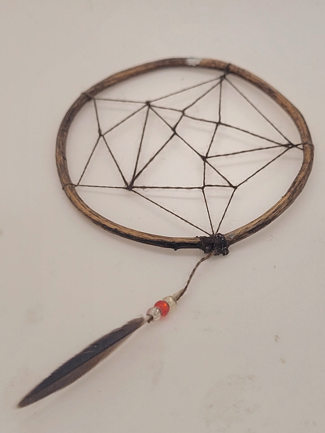 Dollhouse Miniature ~ 1:12 Scale, Homemade Dreamcatcher