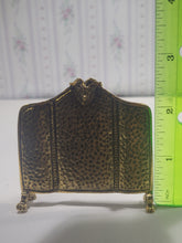 Load image into Gallery viewer, Brooke Tucker Ram Head Firescreen Aged Gold
