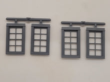 Load image into Gallery viewer, Dollhouse Miniature ~ ¼&quot; Scale, 8 Pane Window #3702
