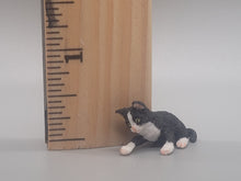 Load image into Gallery viewer, Resin Tuxedo Kitten
