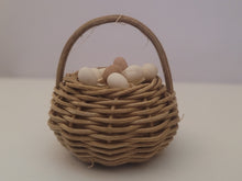 Load image into Gallery viewer, Brown &amp; White Eggs in Woven Basket
