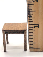 Load image into Gallery viewer, Dollhouse Miniature ~ 1:24 Scale, Wooden Table - Bottom Signed
