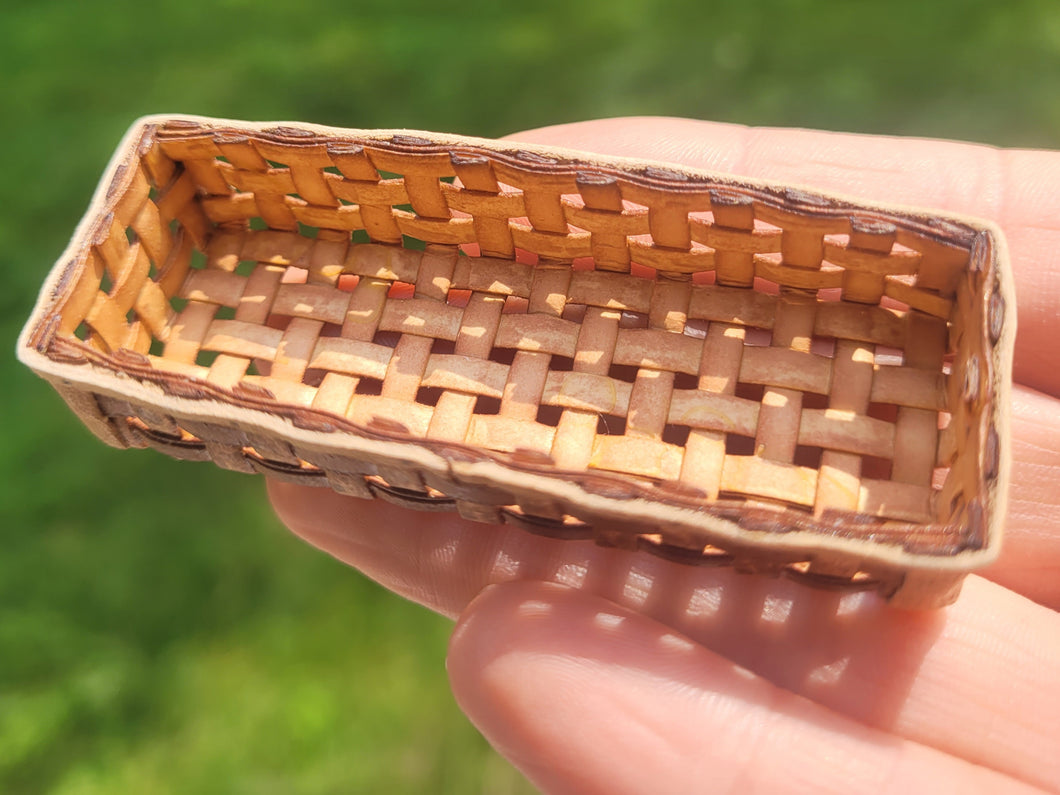 Al Chandronnait – Oblong Woven Basket (#174)