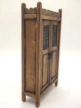 Load image into Gallery viewer, Dollhouse Miniature ~ 1:12 Scale, Wooden Wardrobe with Beaded Window
