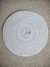 Load image into Gallery viewer, Dollhouse Miniature ~ Petit Point Round Multicolored Rug
