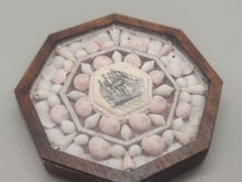 Load image into Gallery viewer, 1½&quot; Sailor Valentine with Ship Plaque &amp; Assorted Shells – By Pam Friend
