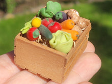 Load image into Gallery viewer, Handmade Veggies in Wooden Crate

