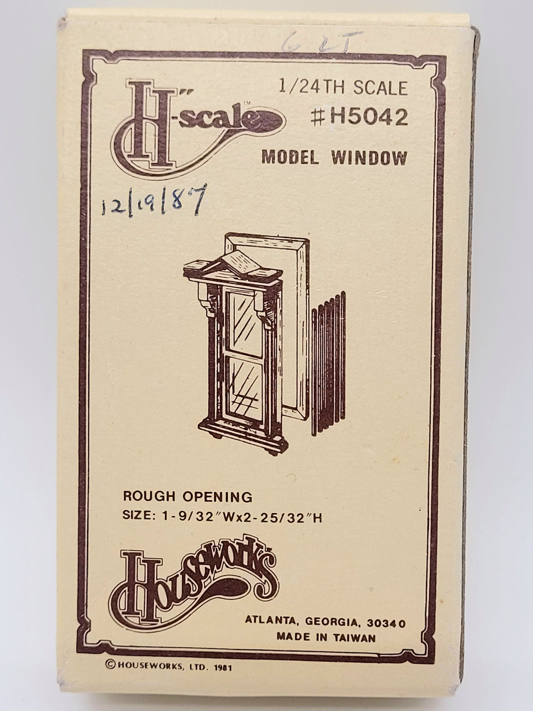 Houseworks Model Window #H5042