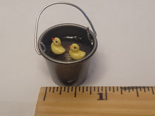 Load image into Gallery viewer, Rubber Ducks in Metal Pale with Water
