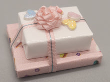 Load image into Gallery viewer, 3 Tier Baby Shower-Themed Present with Pink Bow – By Cheryl Warder

