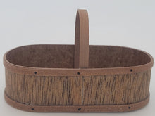 Load image into Gallery viewer, Al Chandronnait ‐ Oval Wooden Basket with Handle
