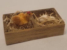 Load image into Gallery viewer, Crate with Chicken and Eggs
