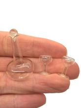 Load image into Gallery viewer, Handblown Glass Decanter with 2 Wine Goblets
