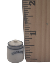 Load image into Gallery viewer, James Clark – Handmade Pottery Jar Labeled 'Cookies'
