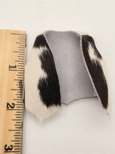 Load image into Gallery viewer, Dollhouse Miniature ~ 1:12 Scale, Cow Fur and Hide Gentleman&#39;s Vest
