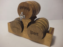 Load image into Gallery viewer, Medium - Burgundy, Cabernet, Port Barrels on Wood Display
