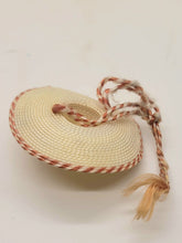 Load image into Gallery viewer, Dollhouse Miniature ~ 1:12 Scale, Tan Sombrero with &#39;Recuerdo Chapala&#39; On Brim
