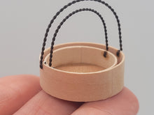 Load image into Gallery viewer, Al Chandronnait - 2 Piece Set Round Wooden Basket with Wire Handle
