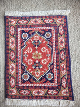 Load image into Gallery viewer, Dollhouse Miniature ~ Petit Point Oriental Geometric Multicolored Rug - Ursula Sauerberg
