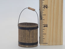 Load image into Gallery viewer, Al Chandronnait – Tall Wooden Bucket with Wire Handle
