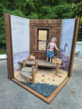 Load image into Gallery viewer, Dock Seaside Shack Room Box Scene with Doll *Pre-Owned*
